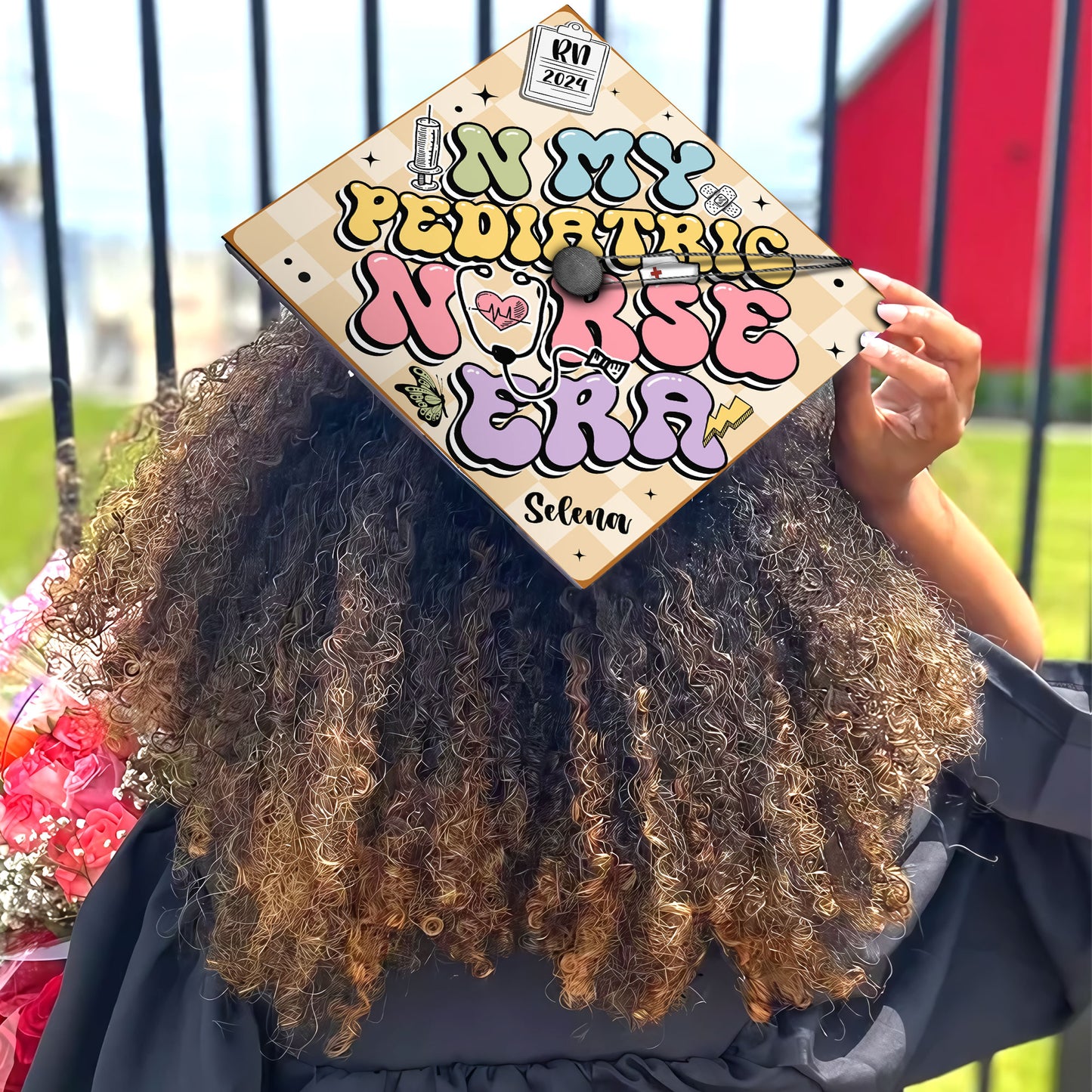 In My Pediatric Nurse Era Graduation Cap, Gift for Nurse, Class of 2024