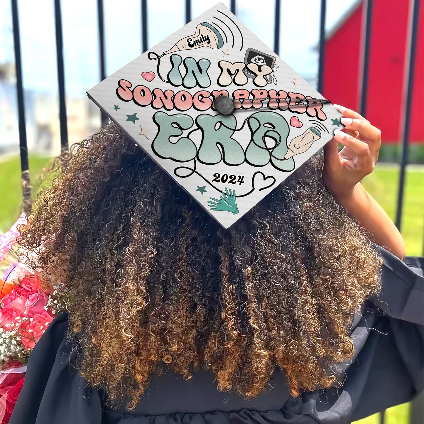 In My Sonographer Era Graduation Cap, Nurse Grad Gifts, Class Of 2024