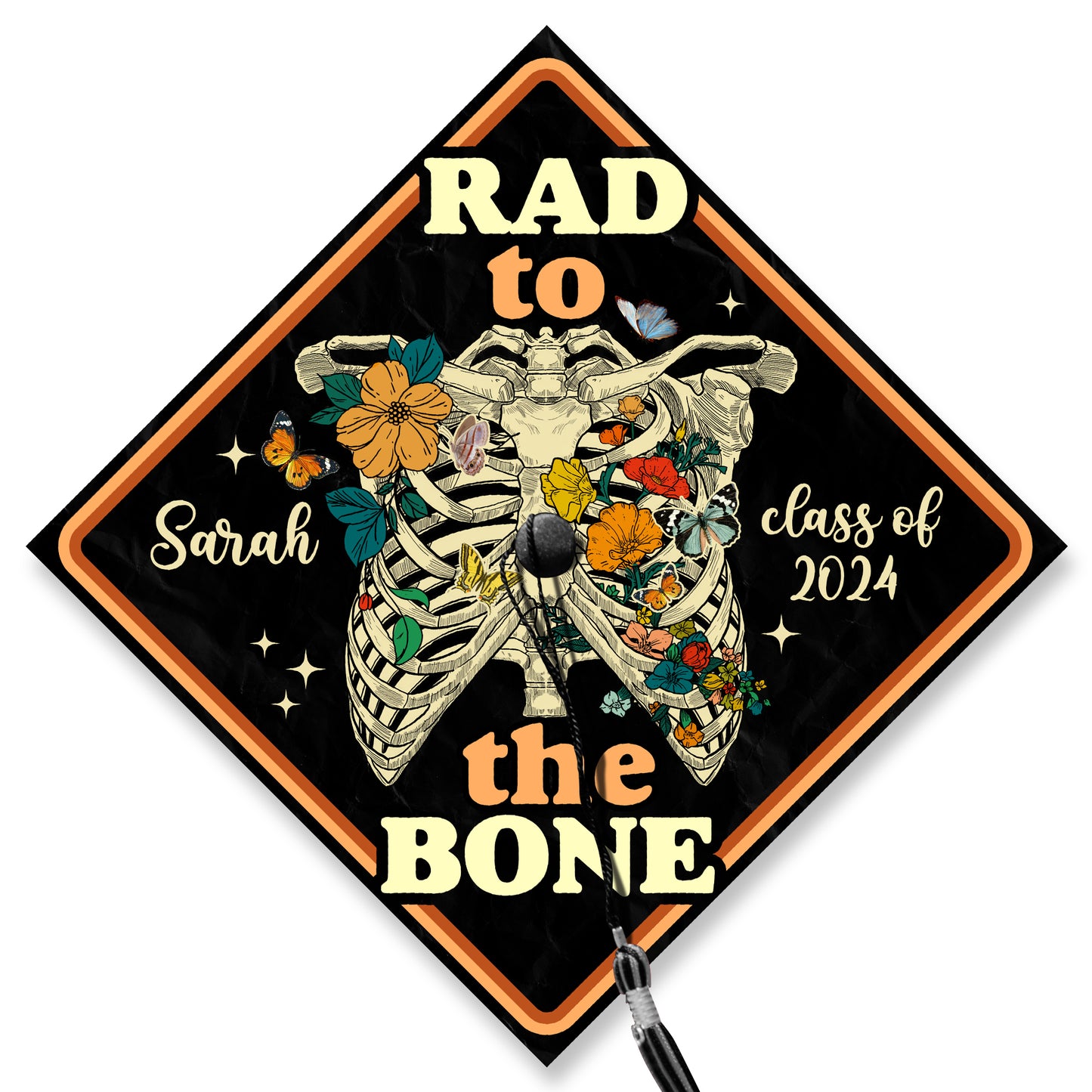 Radiology Technologist Graduation Cap Topper, Radiology Graduation Gifts, Class Of 2024