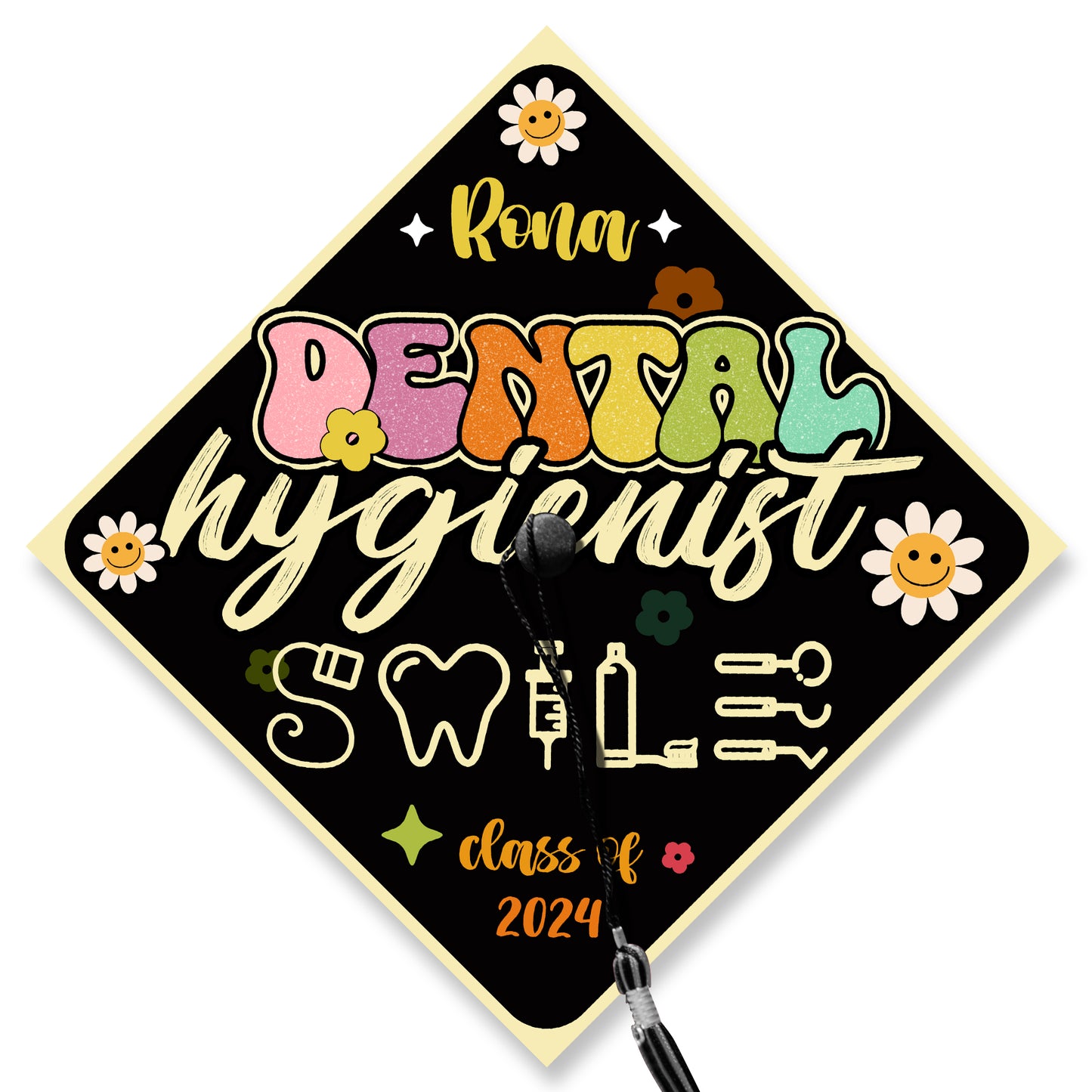 RDH Grad Cap Topper To Honor Your Big Day, Future RDH Gifts, Graduation 2024