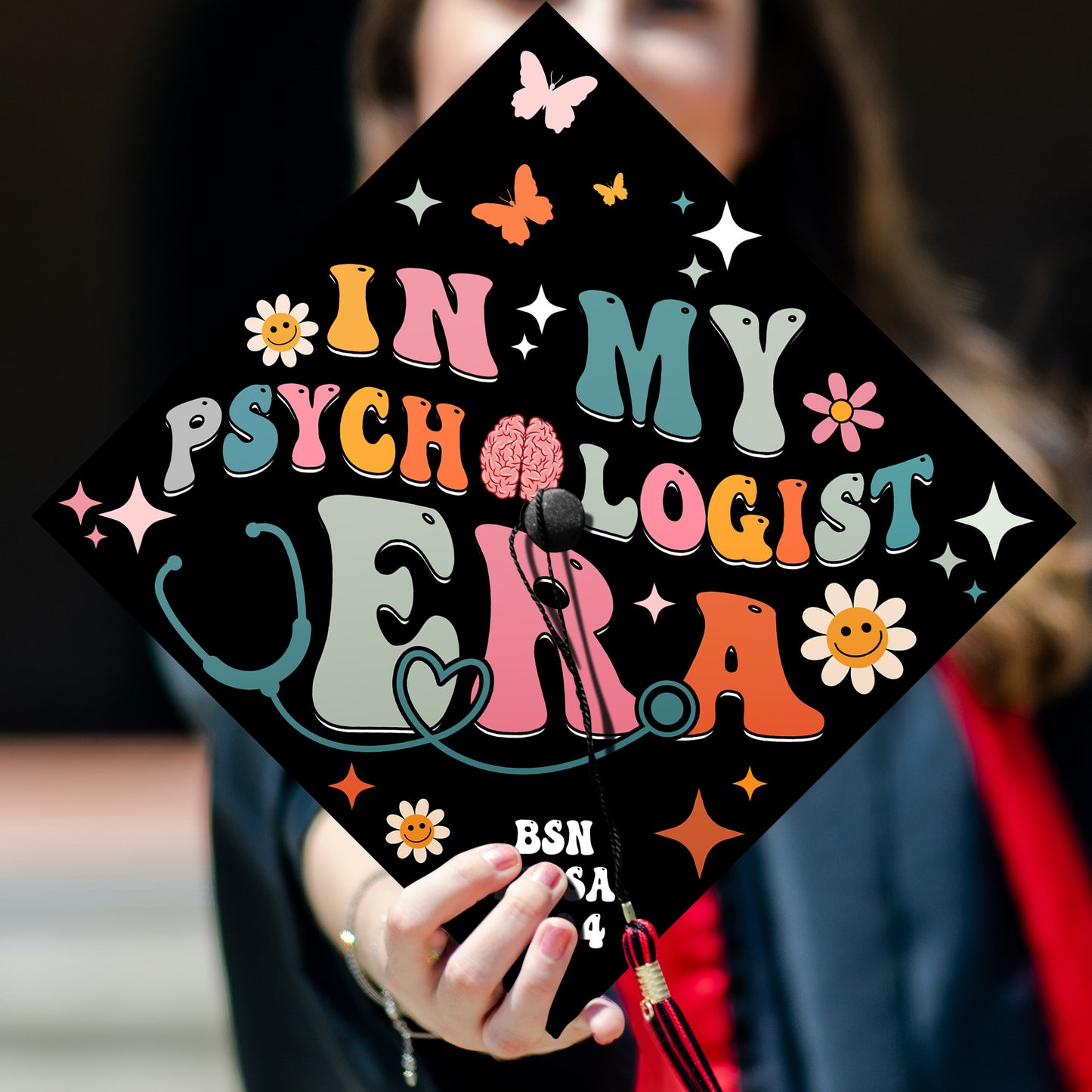 In My Psychologist Era Graduation Cap, Future Nurse Gifts, BSN Graduation 2024