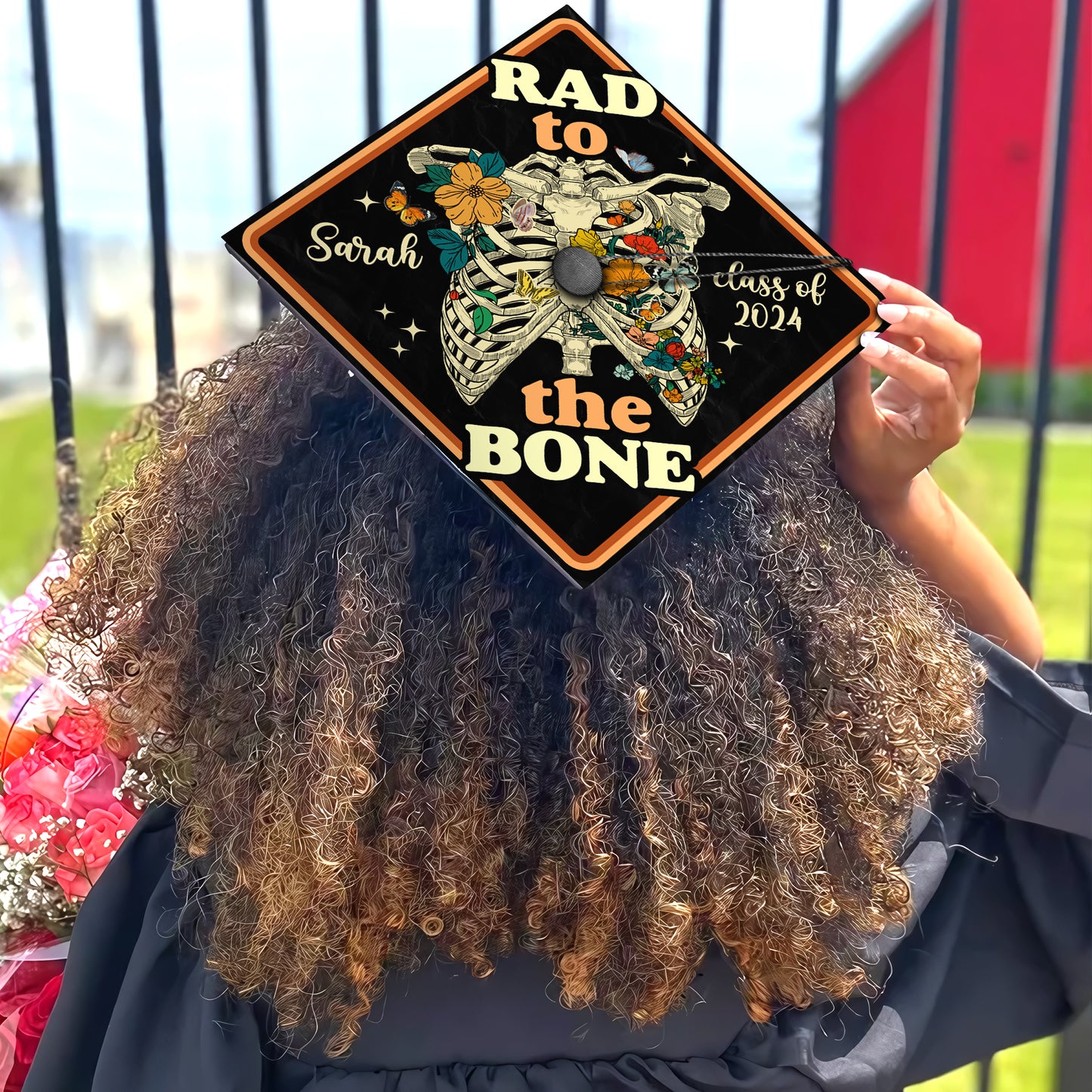 Radiology Technologist Graduation Cap Topper, Radiology Graduation Gifts, Class Of 2024