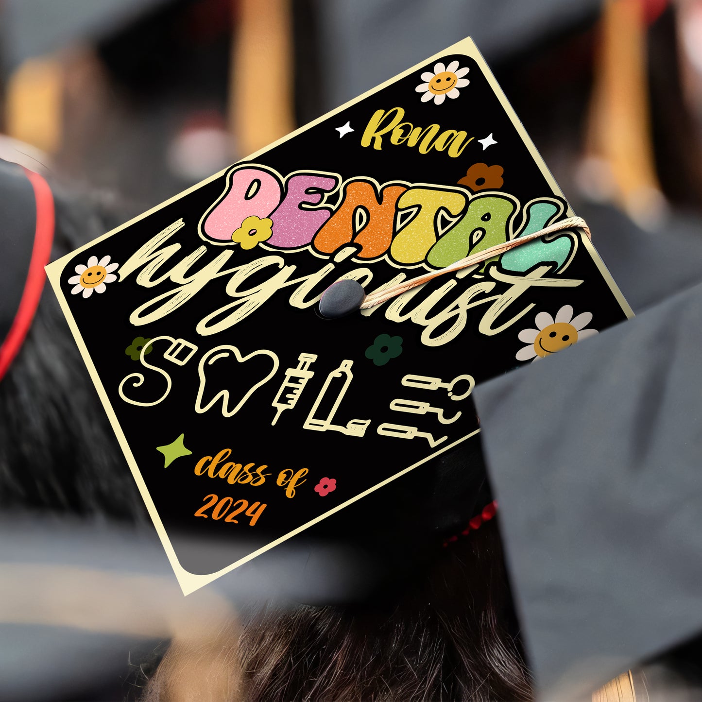 RDH Grad Cap Topper To Honor Your Big Day, Future RDH Gifts, Graduation 2024