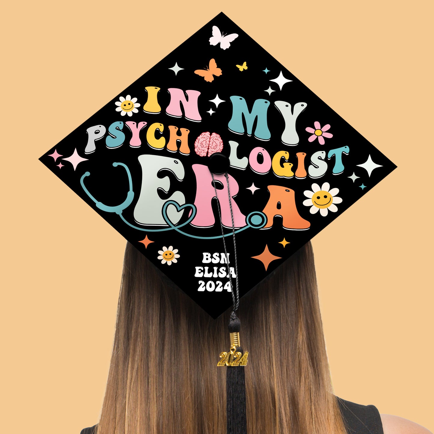 In My Psychologist Era Graduation Cap, Future Nurse Gifts, BSN Graduation 2024