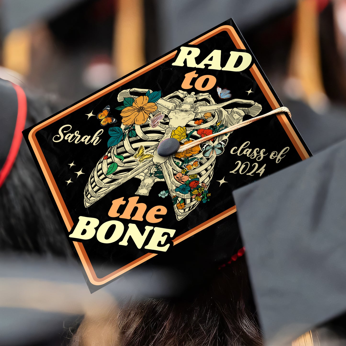 Radiology Technologist Graduation Cap Topper, Radiology Graduation Gifts, Class Of 2024