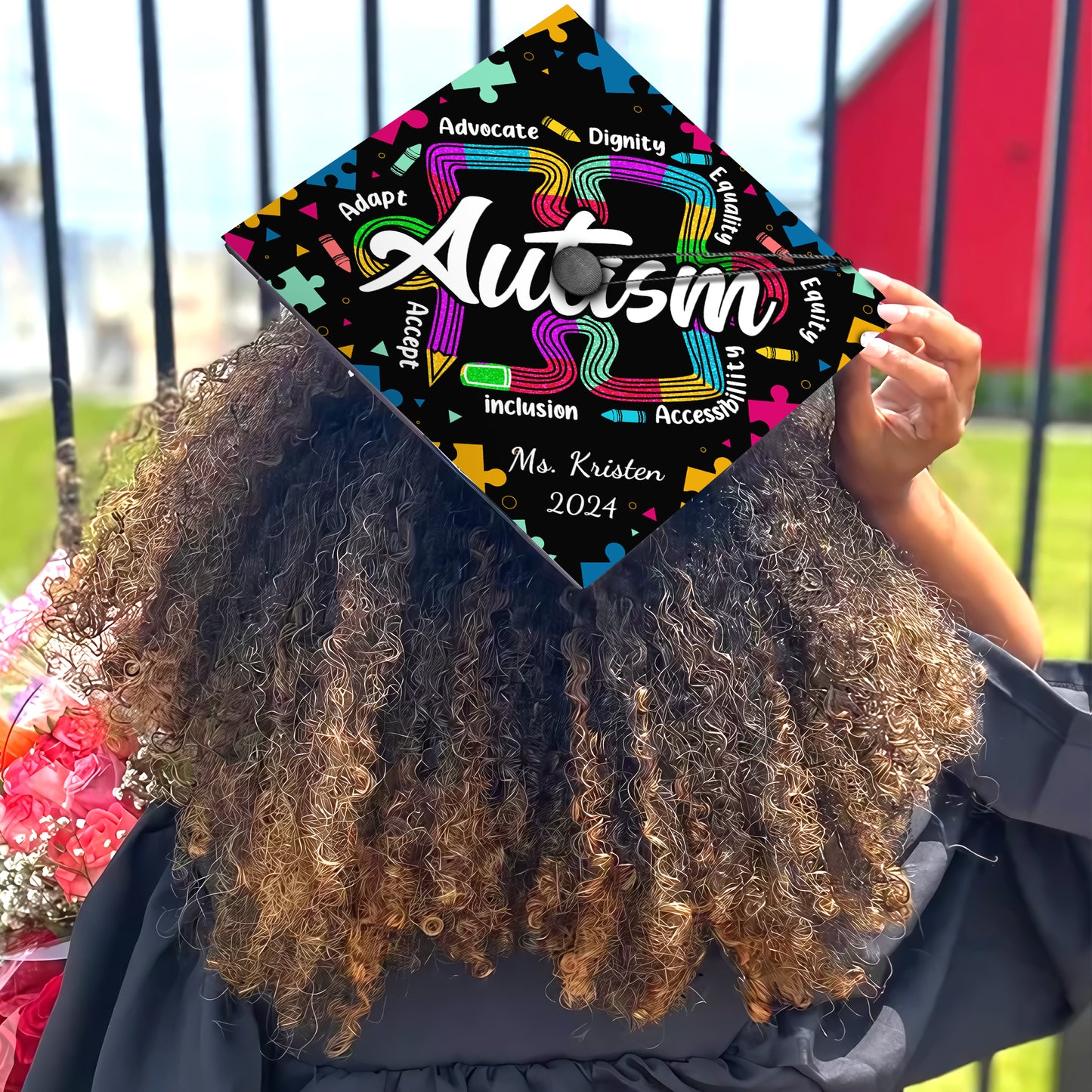 Autism Neurodiversity Graduation Cap Decoration, Gifts for Teacher, Class of 2024