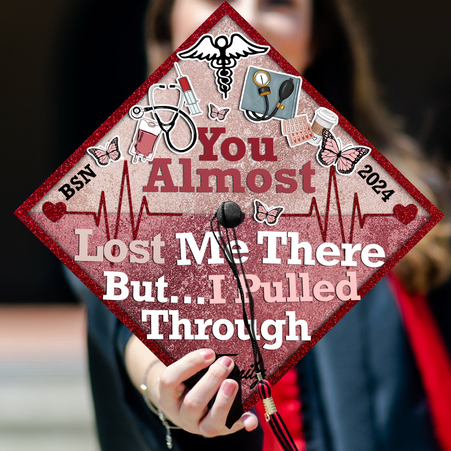 Customized Nursing Cap Decoration, Gifts for New Nurse
