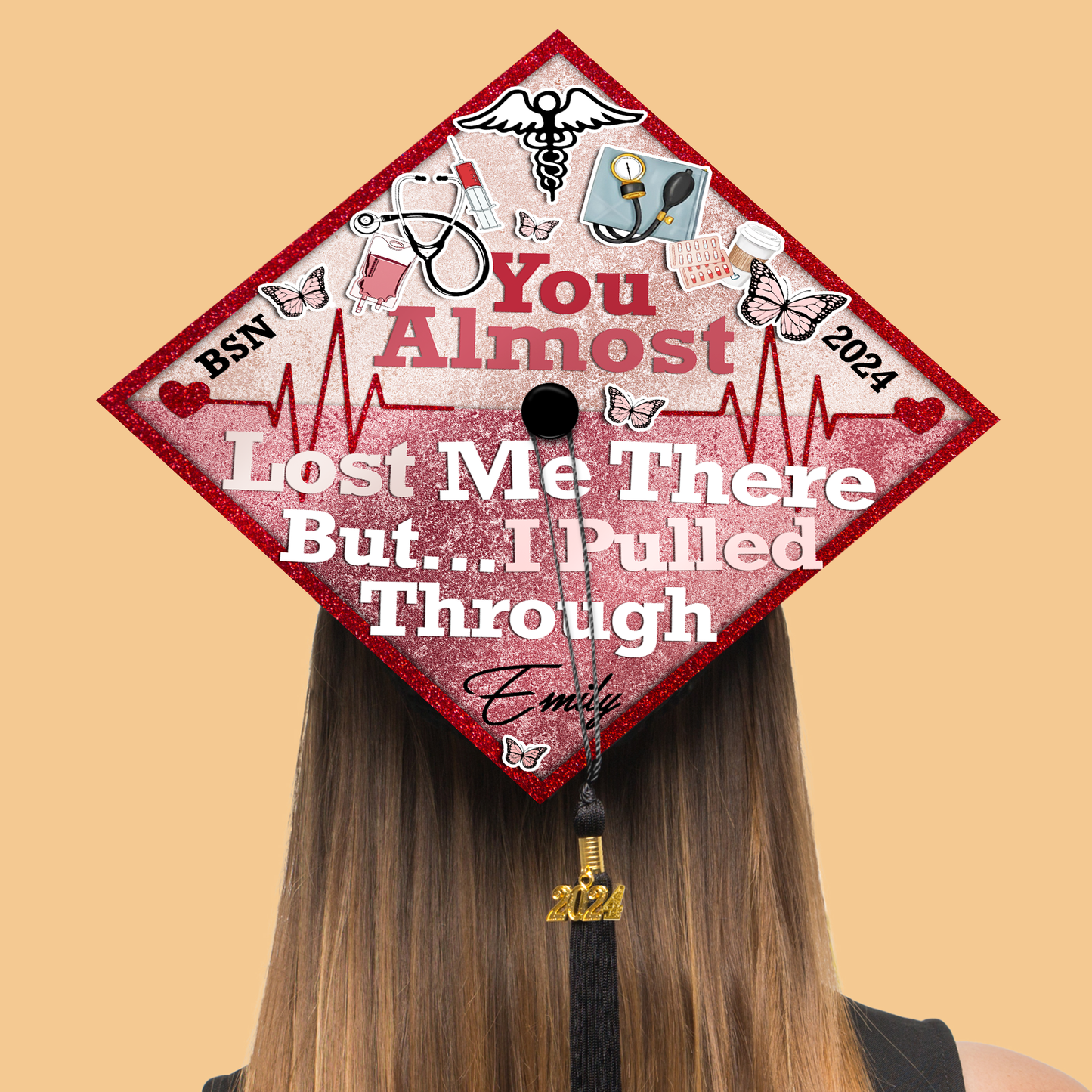 Customized Nursing Cap Decoration, Gifts for New Nurse
