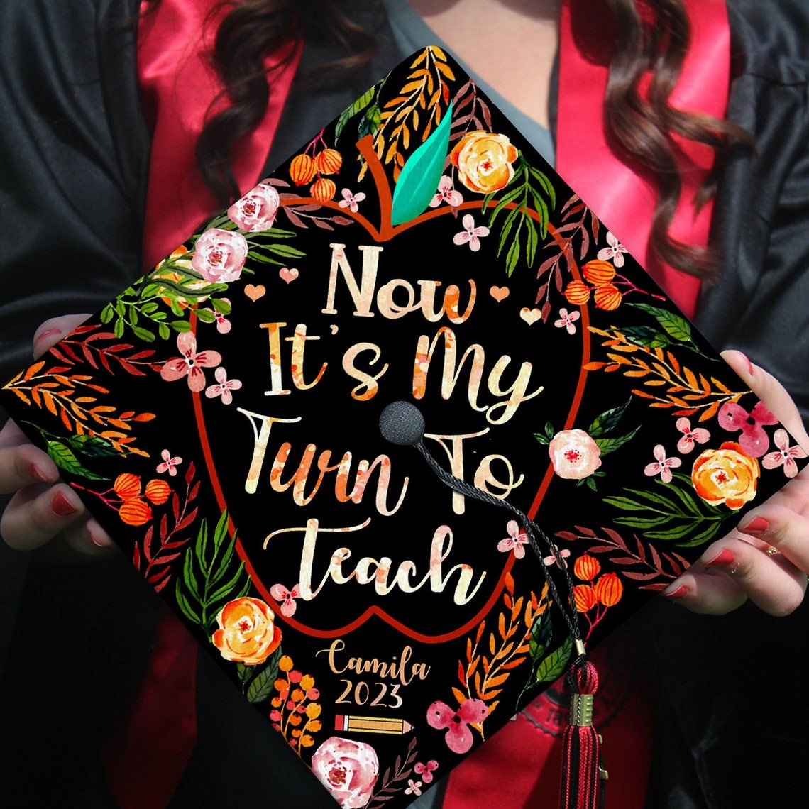 Now It's My Turn To Teach Graduation Cap Decoration, Gifts for Teacher, Class of 2024