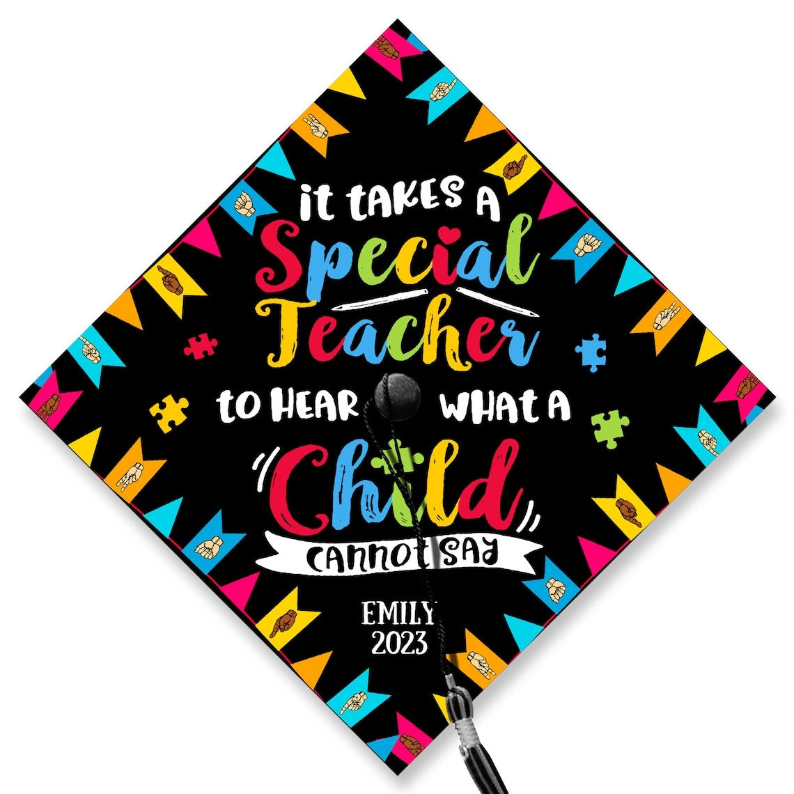It Takes A Special Teacher Graduation Cap Decoration, Gifts for Teacher, Class of 2024