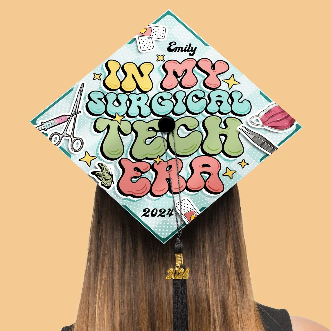 In My Surgical Tech Era Graduation Cap Decoration, Gifts for Nurse, Class of 2024