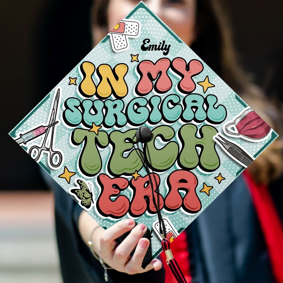 In My Surgical Tech Era Graduation Cap Decoration, Gifts for Nurse, Class of 2024