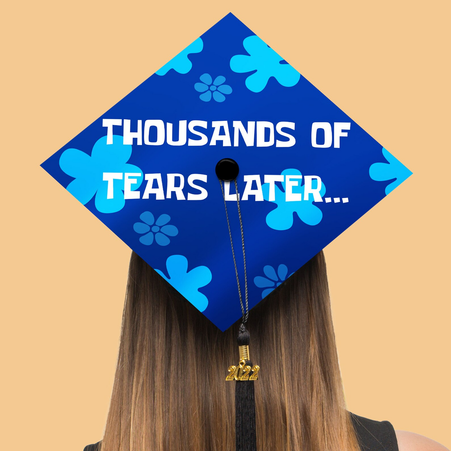 Thousand Of Tears Later Graduation Cap Topper, Graduation Decoration, Class of 2024