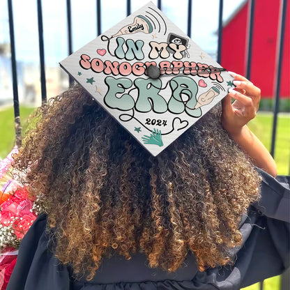 In My Sonographer Era Graduation Cap, Nurse Grad Gifts, Class Of 2024