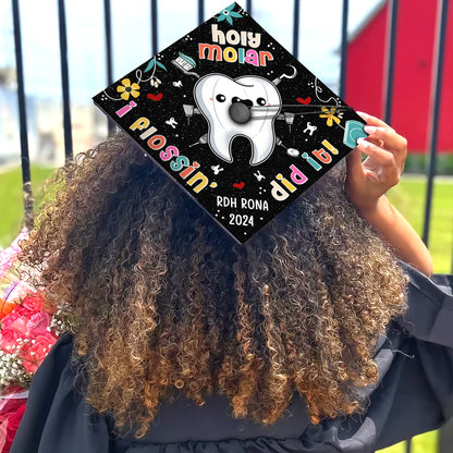 Funny Dental Hygiene Graduation Cap, Future RDH Gifts, Class Of 2024