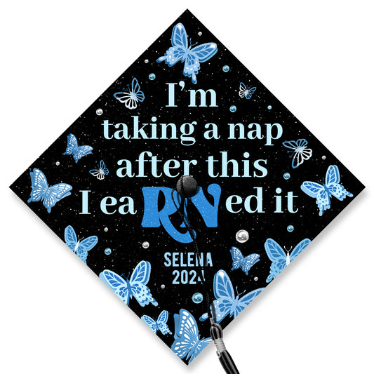 Customized Funny RN Nursing Cap Decoration, Gifts for New Nurse