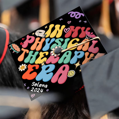 In My Physical Therapy Era Grad Cap, Personalized PT Graduation Cap Topper - SP10933PGCHTT