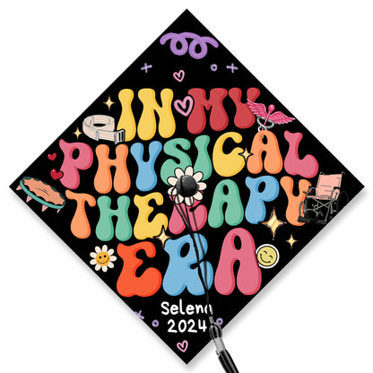 In My Physical Therapy Era Grad Cap, Personalized PT Graduation Cap Topper - SP10933PGCHTT