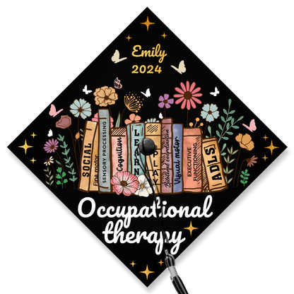 Occupational Therapy Grad Cap Topper, Gifts for Occupational Therapist, Class of 2024