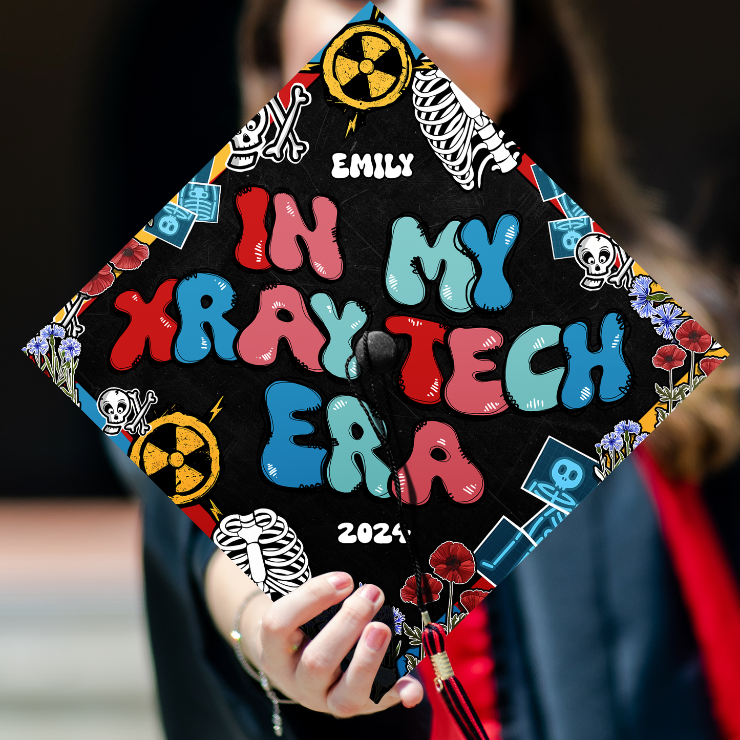 In My XRay Tech Era Graduation Cap, Class Of 2024