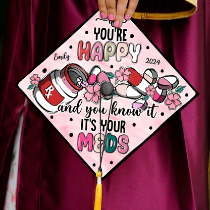 Custom RN Nursing Grad Cap, Medical Gifts, Class Of 2024