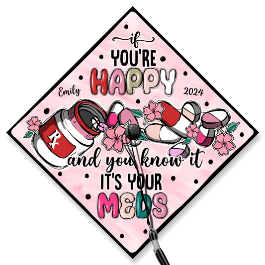 Custom RN Nursing Grad Cap, Medical Gifts, Class Of 2024