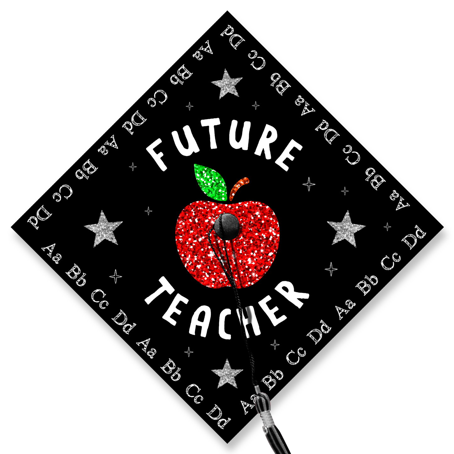 Future Teacher Graduation Cap Topper, Personalized Teacher Grad Cap Topper