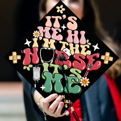 Customized Registered Nurse Graduation Cap, Gift For Nurse, Class of 2024