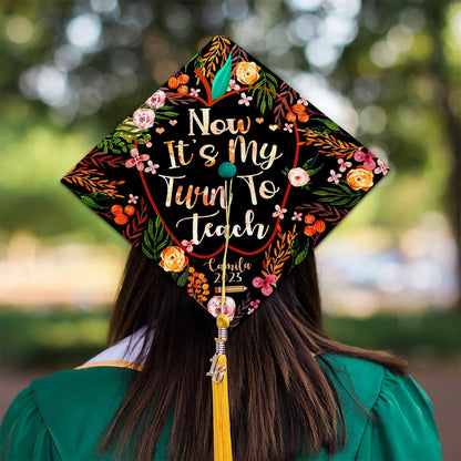 Now It's My Turn To Teach Graduation Cap Decoration, Gifts for Teacher, Class of 2024