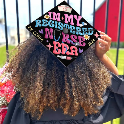 In My Registered Nurse Era Grad Cap Topper, Gifts for Nurse, Class of 2024