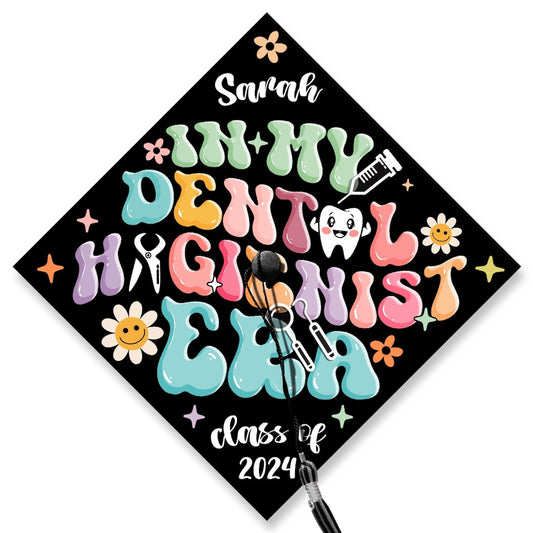 In My Dental Hygienist Era Graduation Cap Topper, Gifts for Dental Hygienist, Class of 2024
