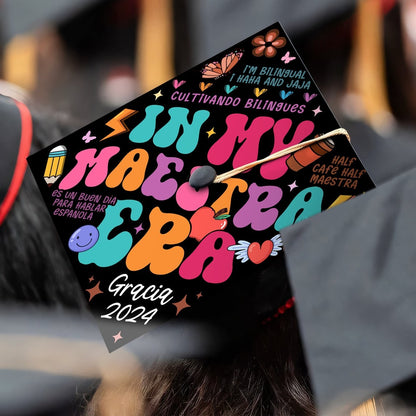 In My Maestra Era Graduation Cap Decoration, Gifts for Teacher, Class of 2024