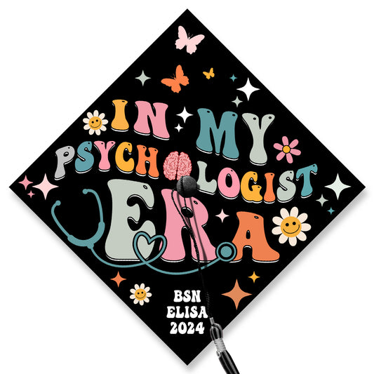 In My Psychologist Era Graduation Cap, Future Nurse Gifts, BSN Graduation 2024